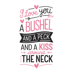 Valentine Day Typography T Shirt Design