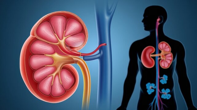 Detailed Anatomy of a Human Kidney: Internal Structure and Renal System