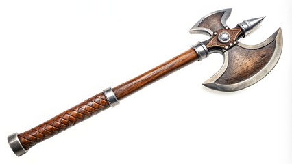 Double-Headed Axe, Medieval Weapon