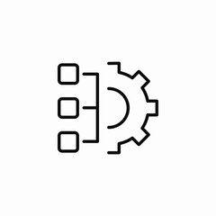 autonomous operations icon sign vector