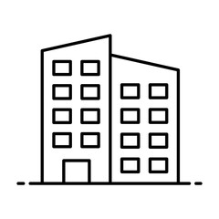 Hospital Building Icon. Medical Center and Healthcare Facility Illustration for Health Concept.