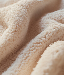 Close-up background of wool material