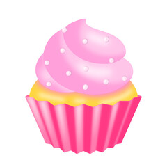 Strawberry Cupcake PNG