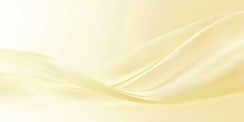Soft Yellow Fabric Background with Gentle Waves and Warm Light