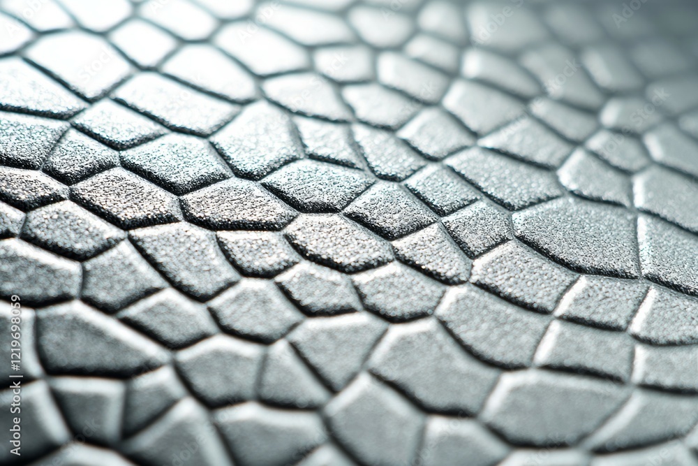 Poster close up of a textured surface with a pattern of small squares