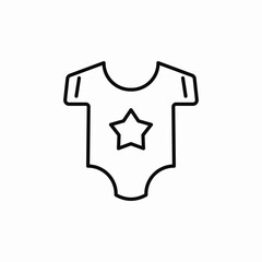 baby onesie icon sign vector