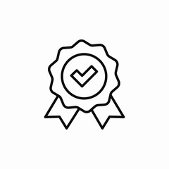 guaranteed quality icon sign vector