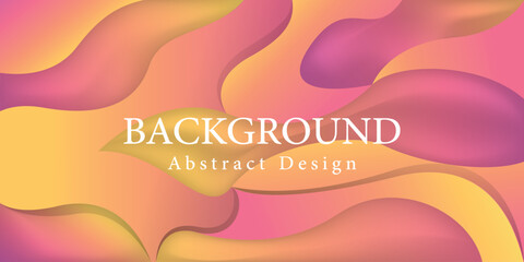 Abstract background with gradient effect, yellow orange purple gradation texture, Geometric colorful shapes.