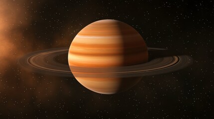 Obraz premium Distant Planet with Dynamic Lines and Bright Light