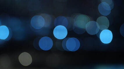 blurred background of night lights in the city