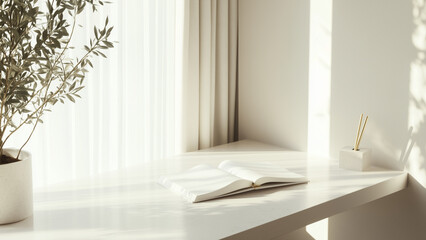 Golden Touch: A Modern Desk for Inspired Moments