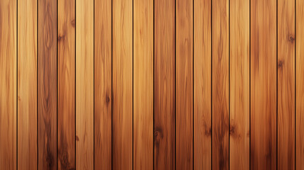 Obraz premium Smooth Teak Wood Plank Texture Showcasing a Honey-Brown Hue, Straight and Even Grain Patterns, with a Lightly Oiled Finish for a Polished Tropical Aesthetic