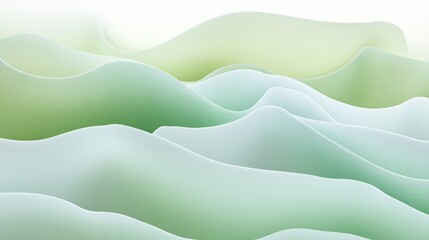 Fototapeta premium Gentle Flowing Shapes with Subtle Gradients