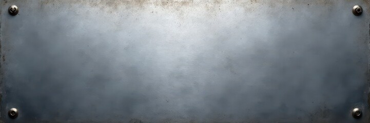 Obraz premium Brushed steel plate texture, metallic grey background, grey, strong