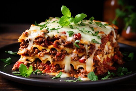Italian layered pasta dish
