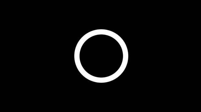 morphing star seamless loop animation 
