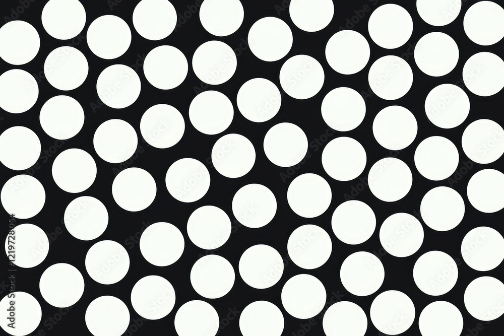 Poster a transparent background with white circles in a pattern
