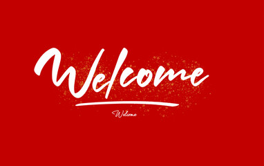Welcome Back vector art design template