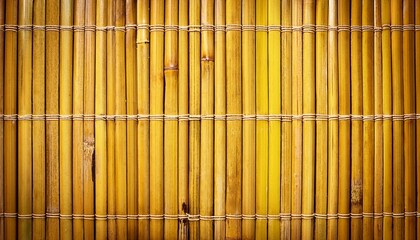 yellow bamboo wall texture background