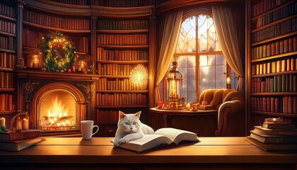 fireplace in the living room