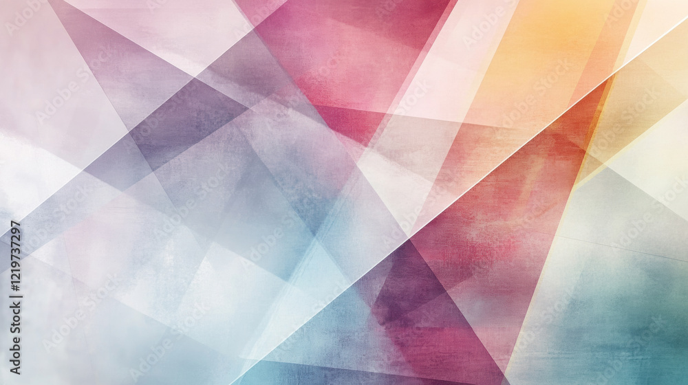 Poster professional presentation background with modern geometric patterns and soft colors, ideal for corpo
