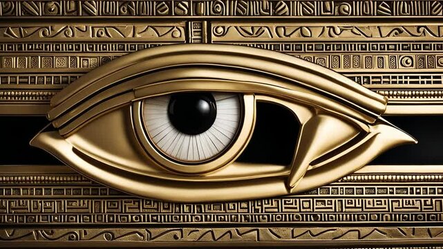 Egyptian eye of Horus.