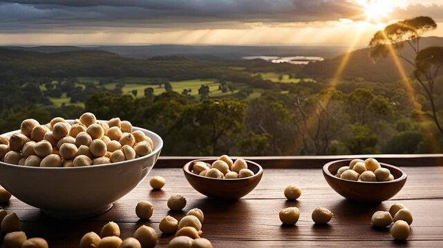 Macadamia nuts in Australia.