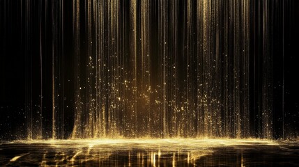 Golden Light Falling on Textured Surface