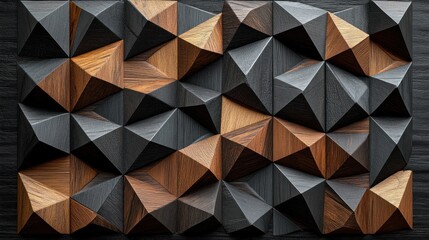 Textured wood geometric pattern.