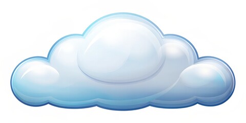Fototapeta premium Cartoon Cloud Illustration