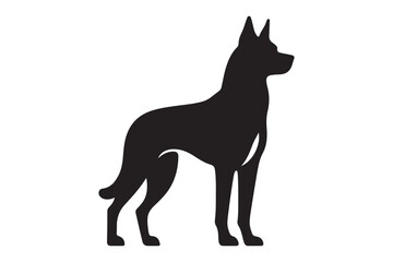 Dog silhouette