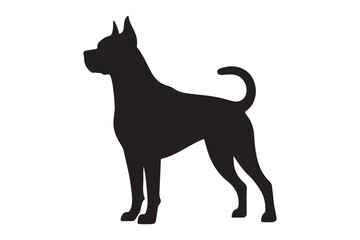 Dog silhouette