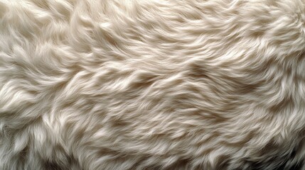 Fototapeta premium White fur texture.