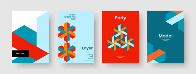 Abstract Report Layout. Isolated Business Presentation Design. Creative Brochure Template. Background. Flyer. Banner. Poster. Book Cover. Magazine. Leaflet. Advertising. Notebook. Journal