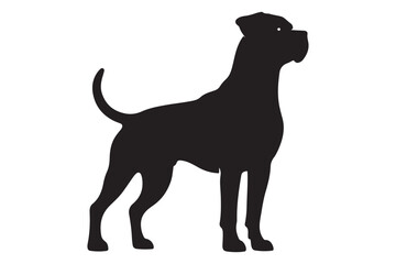 Dog silhouette