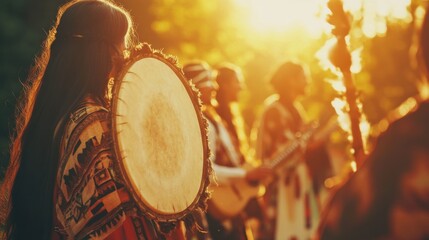 Celebrating Communities with Traditional Music and Colorful Display