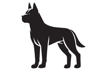 Dog silhouette