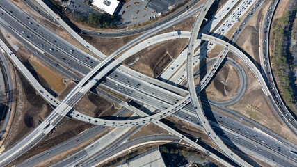 Interchange Highway from Above