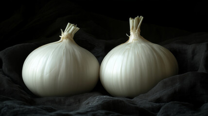 Obraz premium Exploring heritage vegetables with a focus on forgotten onion varieties