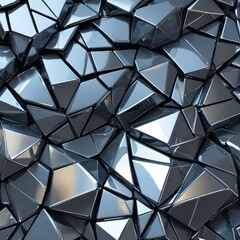 Fototapeta premium Asymmetrical shiny patterns with a futuristic feel 