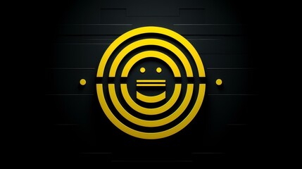 Bright and cheerful smile logo design, perfect for brands aiming to spread joy and positivity to their audience.