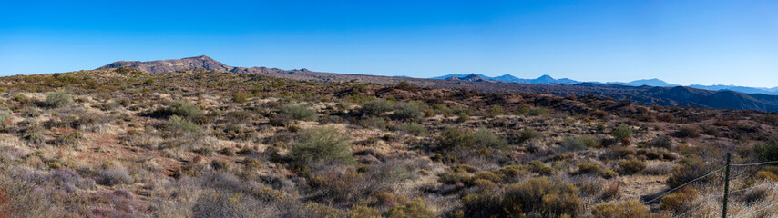 A panoramic picture of the Tonto National Forest in Arizona