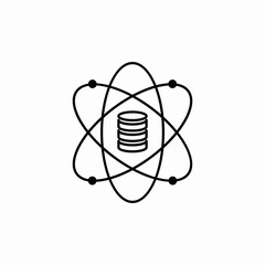 science data icon sign vector