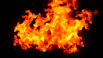 Fire Effect Suitable for Photoshop Screen mode SET_1