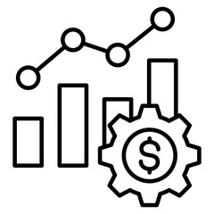 Obraz premium Financial Management icon