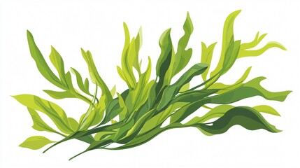 Seaweed Vegetable Plant Food Wide Angle Centered