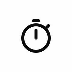 clock timer icon sign vector