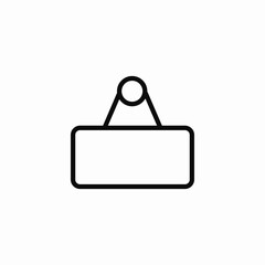 hung store door sign icon sign vector