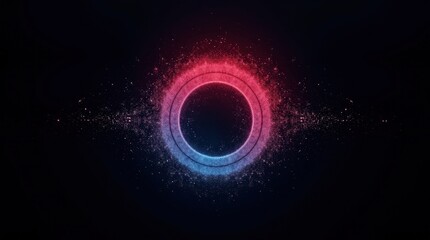 Vibrant Red and Blue Pixel Art Target - Part 4