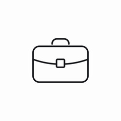 office briefcase icon sign vector
